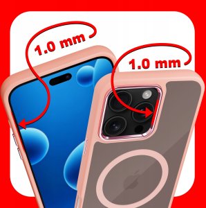 Etui do iPhone 16 Pro CASE do MagSafe MATOWE Magnetyczne PREMIUM + Szkło 9H 4