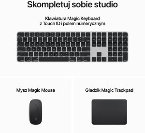 Apple Mac Studio M2 Max 12-core CPU + 30-core GPU / 32GB RAM / 512GB SSD / Srebrny (Silver) 9