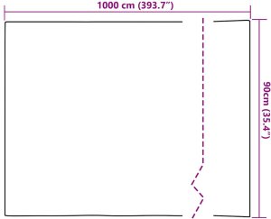 vidaXL Static Film do okien Tęczowy wzór 90 x 1000 cm PVC 8