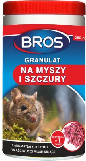 Bros Granulat na myszy i szczury 250g 1