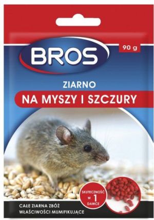 Bros Ziarno na myszy i szczury 90g 1