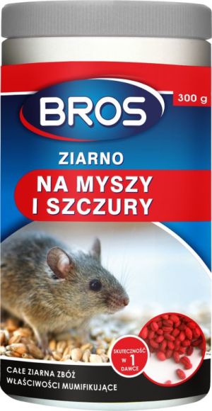 Bros Ziarno na myszy i szczury 300g 1