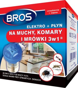 Bros Elektro + płyn na muchy, komary i mrówki 1