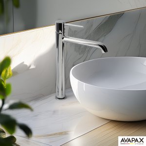 Bateria umywalkowa Avapax Ultimate stojąca chrom (ABUL131111) 2