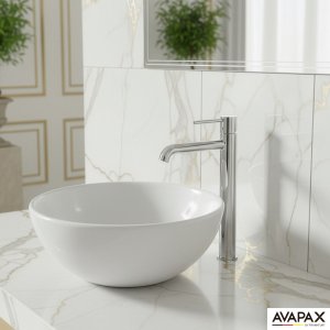 Bateria umywalkowa Avapax Ultimate stojąca chrom (ABUL131111) 6