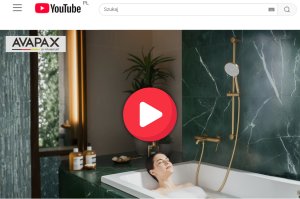 Deszczownica z baterią prysznicowo wannową trzyfunkcyjną 12