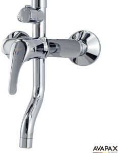 Deszczownica z baterią prysznicowo wannową trzyfunkcyjną 13