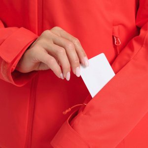 Kurtka narciarska damska 4F F0954 czerwona 4FWAW25TTJAF0954 62S 2XL 9