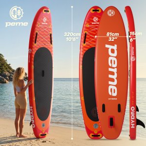 Peme Hydro SUP 320x81x15 Sunset Orange deska pompowana 2