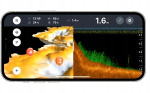 Deeper CHIRP+3 sonar +36W foldable solar charger power bundle 4