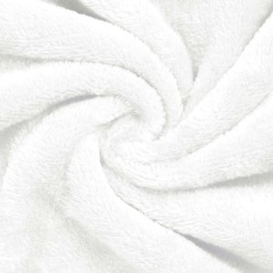 vidaXL Szlafrok z kapturem Biały z flaneli 7