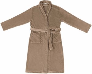 vidaXL Szlafrok bez kaptura Camel s Flanela 2