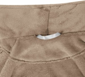 vidaXL Szlafrok bez kaptura Camel s Flanela 5