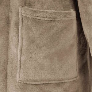 vidaXL Szlafrok bez kaptura Camel s Flanela 6