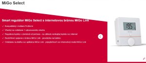 Vaillant SRT 51f MiGo Select - Radiowy regulator pokojowy do współpracy z modułem SR 940f. Współpracuje z aplikacja MiGo Link App na urzadzenia mobilne. 2