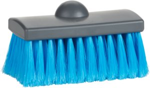 Brush with water flow, Vikan, blue, PP, 15 cm, soft, slotted 2