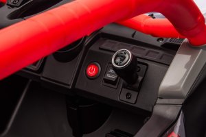 Kawasaki Niebieski Buggy dla dzieci z pilotem i MP3 EDUKAMP 29