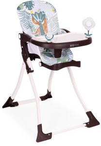 Ecotoys Fotelik krzesełko do karmienia dzieci składane + zabawki ECOTOYS EDUKAMP 4