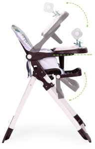 Ecotoys Fotelik krzesełko do karmienia dzieci składane + zabawki ECOTOYS EDUKAMP 5
