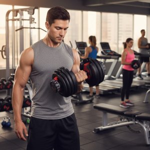 Hantel regulowany żeliwny z podstawką obciążenie 2,5-24 kg ModernHome EDUKAMP 3