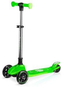 Hulajnoga Ricokids Hulajnoga trójkołowa dla dzieci balansowa świecąca w ciemności Jelly - zielona 3