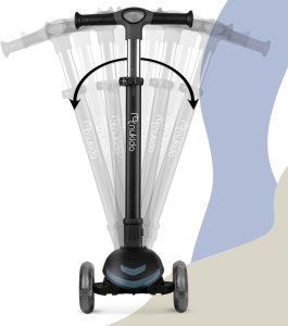 Hulajnoga Hurt-net Hulajnoga trójkołowa dla dzieci balansowa siedzisko Nukido Flippo - czarna 3