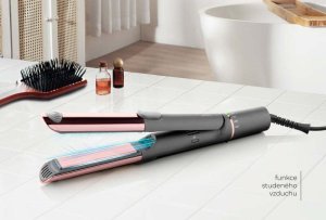Prostownica Eta ETA Hair Prostownica and Lokówka | ETA132390000 Fenité Exclusive 2-in-1 | Ceramic heating system | Temperature (min) 140 °C | Temperature (max) 200 °C | Number of heating levels 5 | 1700 W | Szary/Różowy 8