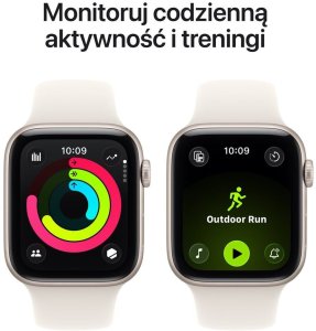 Smartwatch Apple Watch SE 3 GPS 40mm Starlight Alu Sport M/L Beżowy  (MEH54ET/A) 6
