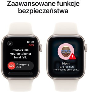 Smartwatch Apple Watch SE 3 GPS 40mm Starlight Alu Sport M/L Beżowy  (MEH54ET/A) 7