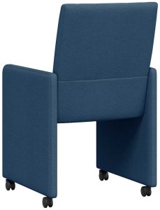 vidaXL Krzesła jadalne 2 pcs Niebieski 58 x 65 x 94 cm tkanina 6