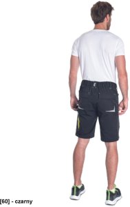 L-SURE DAWSON - Wygodne męskie szorty materiał typu stretch elementy odblaskowe i Hi-vis wiele kieszeni 3XL 5