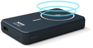 Port Designs 907005 bank mocy Litowo-polimerowy (LiPo) 10000 mAh Bezprzewodowe ładowanie Czarny 13