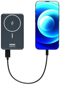 Port Designs 907005 bank mocy Litowo-polimerowy (LiPo) 10000 mAh Bezprzewodowe ładowanie Czarny 16