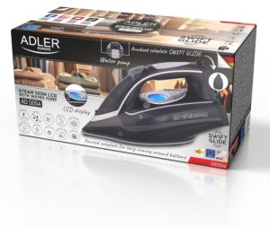 AD 5054 Żelazko parowe z pompą wody | lcd | 3000 w | 4 ust. temp. | stopa swift glide 13