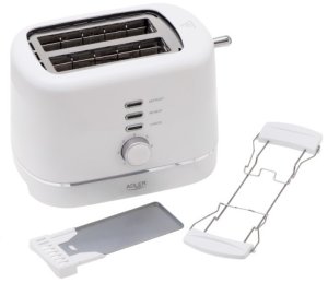 AD 3224 white Toster z rusztem do bułek | 7 poziomów opiekania | funkcja rozmrażania i podgrzewania 2
