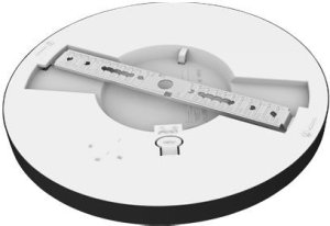 Panel LED 2-in-1 24W czarny 4000K 3