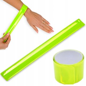 Opaska Odblaskowa Na Rękę Nogę Rower Dla Dzieci Dorosłych Samozaciskowa 3