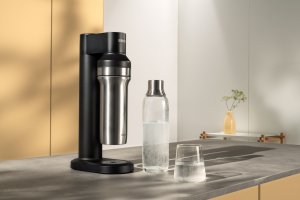Saturator Brita sodaTRIO Czarny + Dodatkowa butla CO2 + Butelka izolowana 1l biała 11
