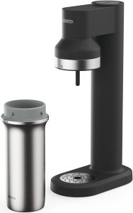 Saturator Brita sodaTRIO Czarny + Dodatkowa butla CO2 + Butelka izolowana 1l biała 2