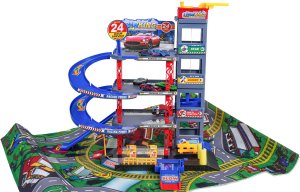 MEGA Wielopoziomowy Parking z Matą + Akcesoria 3