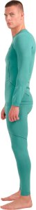 4f Spodnie termoaktywne męskie morska zieleń 4FWAW25USEAM234 46S S/M 5