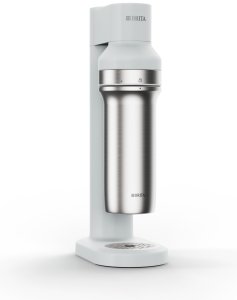 Saturator Brita sodaTRIO Biały + Dodatkowa butla CO2 + Butelka izolowana 1l czarna 4