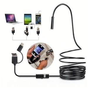 Kamera Endoskopowa Endoskop Inspekcyjna Giętka Led Usb 2m 5,5mm Wodoodporna 13