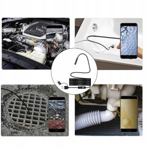 Kamera Endoskopowa Endoskop Inspekcyjna Giętka Led Usb 2m 5,5mm Wodoodporna 10