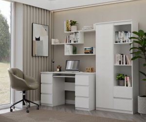 Półki Wiszące KOBI Do Salonu Do Pokoju BIAŁY 5