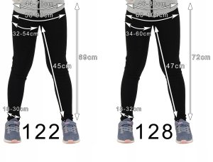 LAEMI ocieplane elastyczne legginsy dziecięce klasyczne getry polskie czarne 116 13