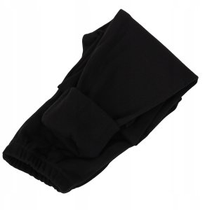 LAEMI ocieplane elastyczne legginsy dziecięce klasyczne getry polskie czarne 116 4