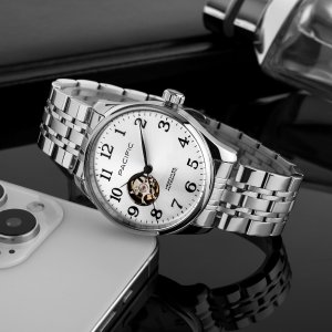 Zegarek męski PACIFIC SARMAT-1701-01B AUTOMATYCZNY MECHANIZM 4