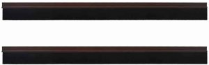vidaXL Szczotki uszczelniające do drzwi samoprzylepne 2 pcs Brązowy 5