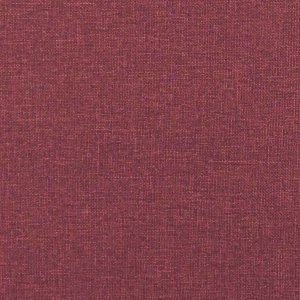 vidaXL Krzesła jadalne 2 pcs czerwone wino 57 x 66 x 94 cm tkanina 10